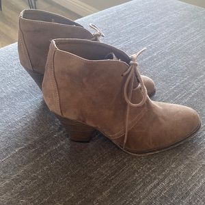 Brown Suede Ankle Boots